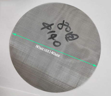 80mesh 40mesh Dia 140mm エクストルーションスクリーン プラスチックやフィルターでシートする