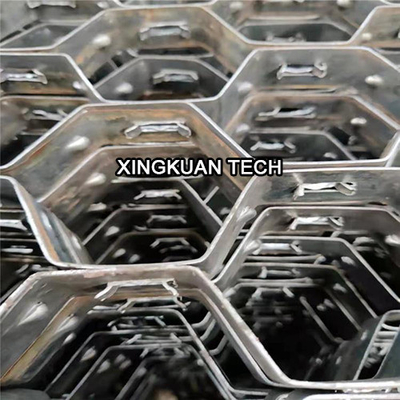 2.5X25mmX50mmの処理し難いライニングのための六角形の網ワイヤー低炭素鋼鉄Hタイプ